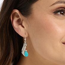 Jay King Sterling Silver Royal Blue Turquoise Earrings