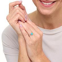 Jay King Sterling Silver Sleeping Beauty Turquoise Oval Ring