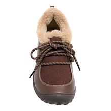 JBU Dalia Moccasin-Style Shoe with Faux Fur Trim