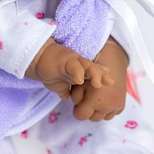 JC Toys La Baby Doll with Purple Outfit