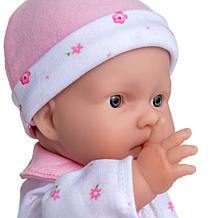 JC Toys La Baby Doll with White and Pink Onesie