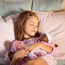 JC Toys La Baby Doll with White and Pink Outfit