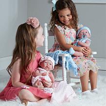 JC Toys La Newborn 15" Real Girl Baby Doll Pink Outfit