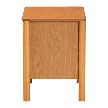 Jenn 2-Drawer Rattan Front Nightstand with Rounded Legs