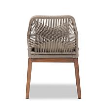 Jennifer Dining Chair with Rope Woven Back, 32.7"H