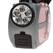 Jensen JEP-650 Portable Weather Alert 4-Way Power Radio & Flashlight