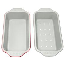 Jet Tila Heavy-Gauge Nonstick Ceramic Loaf Pan with Insert