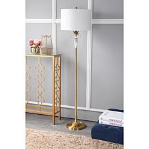 Jonathan Y Adalyn 61"   Crystal and Brass LED Floor Lamp