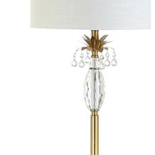 Jonathan Y Adalyn 61"   Crystal and Brass LED Floor Lamp