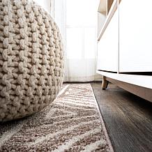 JONATHAN Y Amanar Geometric Brown/Ivory 2' x 10' Runner