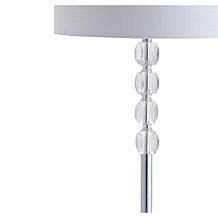 Jonathan Y Aubrey 59.5" Crystal and Chrome LED Floor Lamp