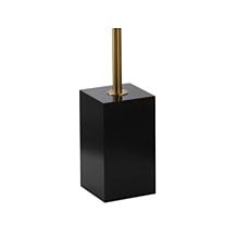 JONATHAN Y Brass and Black Lafayette 65" Adjustable Height Floor Lamp