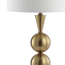 JONATHAN Y Brass Mackenzie 33" Metal LED Table Lamp
