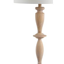 JONATHAN Y Brown Wood Finish Aldrin 63.5" Resin LED Floor Lamp