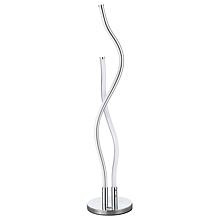 JONATHAN Y Chrome Cairo 26.25" LED Integrated Table Lamp

