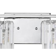 Jonathan Y Chrome Coco Prism Vintage Glam Vanity Light 6.25x13.5x6.75