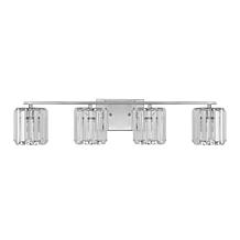 Jonathan Y Chrome Coco Prism Vintage Glam Vanity Light 6.25x29.75x6.75