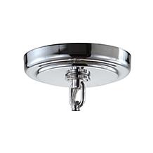 JONATHAN Y Chrome Laura 23" Crystal Metal LED Pendant