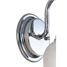 JONATHAN Y Chrome Virginia 17.25" 2-light Metal Glass LED Vanity Light