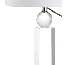 JONATHAN Y Clear Charlotte 28.5" Crystal LED Table Lamp