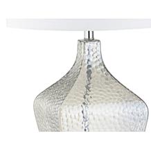 JONATHAN Y Clear Jane 26" Glass LED Table Lamp