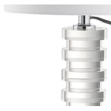 JONATHAN Y Clear Sasha 25" Crystal LED Table Lamp