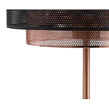 JONATHAN Y Copper Black Tribeca 19.7" Metal LED Table Lamp
