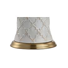 JONATHAN Y Cream Arthur 29" Ceramic LED Table Lamp