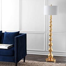 JONATHAN Y Gold Adriana 62.5" Metal LED Floor Lamp