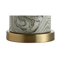 JONATHAN Y Gray and Green Swirl 20.5" Ceramic LED Table Lamp