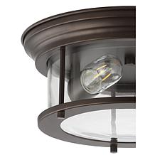 Jonathan Y Lauren 13.25" Metal & Glass LED Flush Mount Light Fixture