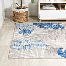 JONATHAN Y Monstera High-Low Indoor/Outdoor 5' x 8' Rug