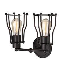 JONATHAN Y Oil Rubbed Bronze Florence 12.5" 2-light Metal Vanity Light