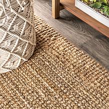 Jonathan Y Pata Hand Woven Chunky Jute 8' x 10' Area Rug with Fringe