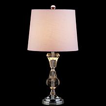 Jonathan Y Riley 24.75" Crystal LED Table Lamp