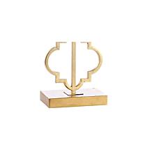 Jonathan Y Selina 32" Iron Ogee Trellis Modern LED USB Table Lamp 