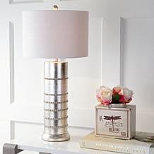 JONATHAN Y Silver Evelyn 31" Resin LED Table Lamp