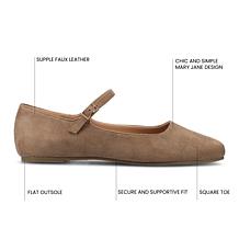 Journee Collection Womens Carrie Flat