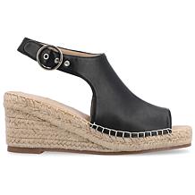 Journee Collection Women's Crew Wedge Sandal