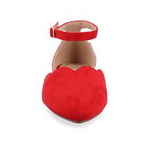 Journee Collection Womens Lana Wide Width Flat