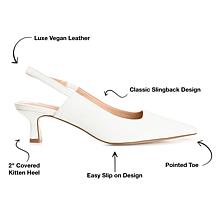 Journee Collection Womens Paulina Wide Width Pump