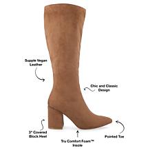 Journee Collection Womens Tru Comfort Foam Ameylia Boots - Wide