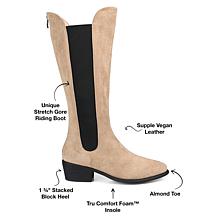 Journee Collection Women's Tru Comfort Foam Wide Calf Celesst Boot