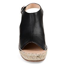 Journee Collection Womens Wide Width Crew Wedge Sandal