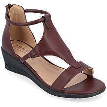 Journee Collection Womens Wide Width Trayle Sandal Wedge