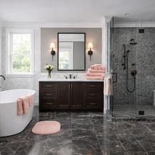 Joy CleanBoss Bath Makeover 12pc USA Cotton Towel Set w/Rug