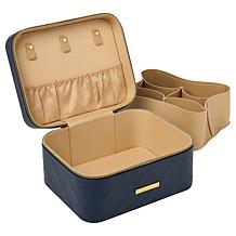 Joy First Class Luxury Leather Cosmetics & More Chic Train Case