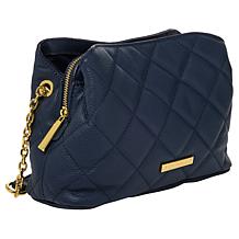 Joy First Class Luxury Leather Quilted Chic Crossbody Bag