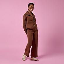 Joy Performance Luxe Buttersoft 3pc Full Zip, Top & Pant Set