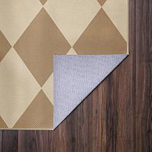 Jute Samara Diamond Natural 5'x7' Washable Rug